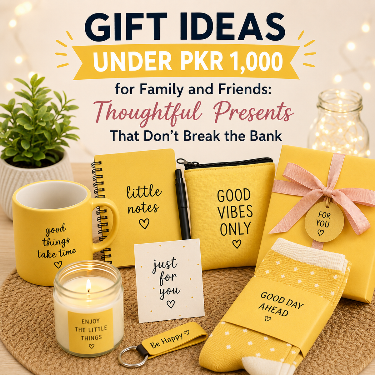 Gift Ideas Under PKR 1,000 for Family and Friends: Thoughtful Presents That Don't Break the Bank