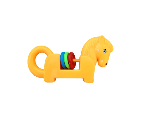 3 Pcs Baby Rattle Set – Non-Toxic Plastic Toys for Newborns, Safe & Lightweight, Colorful Shapes for Sensory and Motor Skill Development (0-3 Years)