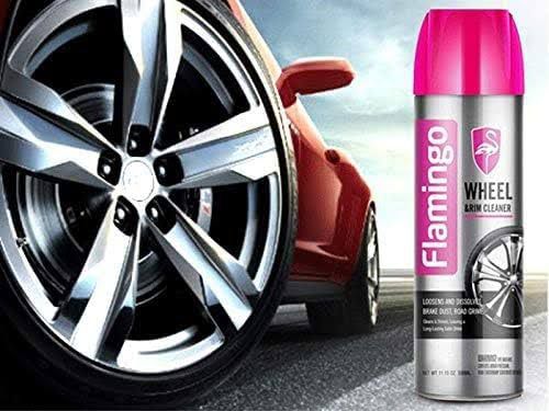 Flamingo Wheel & Rim Cleaner F014 500ml – Powerful Brake Dust & Road Grime Remover for Car Alloy Wheels, Rims & Automotive Cleaning