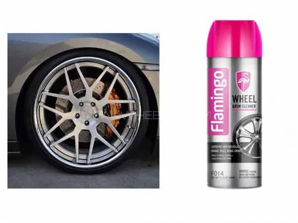 Flamingo Wheel & Rim Cleaner F014 500ml – Powerful Brake Dust & Road Grime Remover for Car Alloy Wheels, Rims & Automotive Cleaning