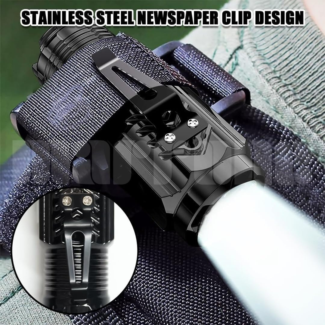 Powerful 3 LED Super Bright Mini Flashlight Rechargeable Portable Torch