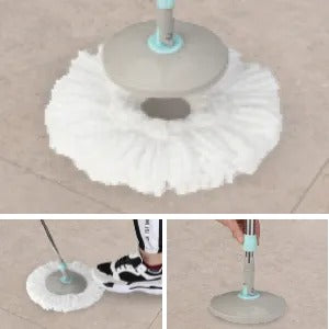360° Rotating Head Mops with Bucket Mob Deep-cleaning magic mop-microfiber mop | Best for home and office cleaning