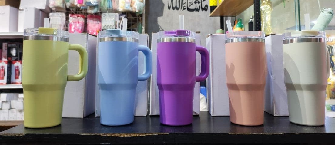 Mini Tumbler Stainless Steel 20oz Random Colour Durable Double Wall Design Portable Travel Mug For Hot And Cold Drinks (Colour Random)