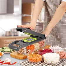 Multi-function Vegetable Cutter & Slicer with Storage Container