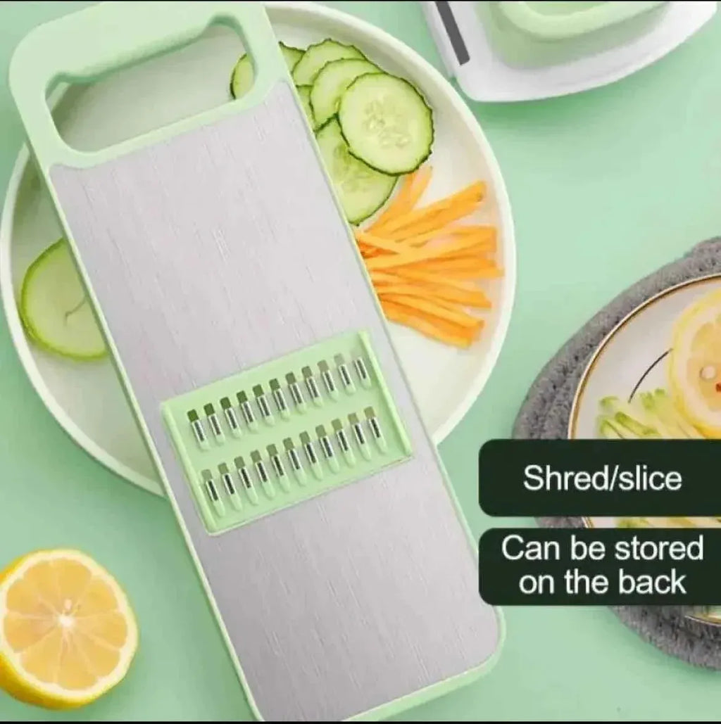 5 in 1 Stainless Steel Multifunctional Vegetable Fruit Slicer & Grater