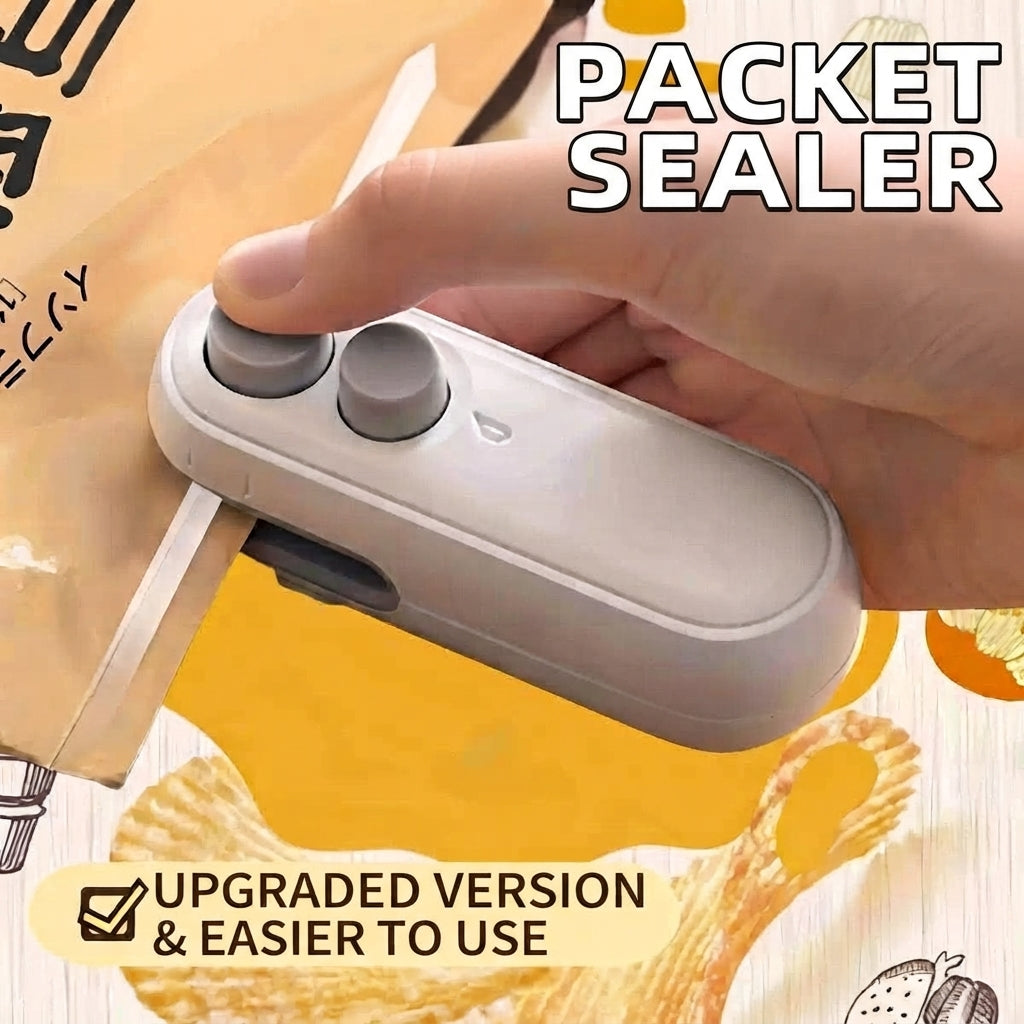Professional Product Portable Mini Bag Sealer & Cutter – Handheld Thermal Heat Sealing Machine for Plastic Food Storage Bags